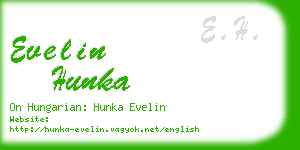 evelin hunka business card